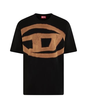 Diesel Heren t-boxt-bleach t-shirt