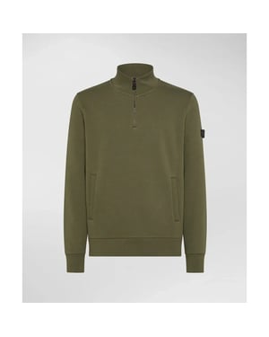 Peuterey Dory half zip sweater ivy