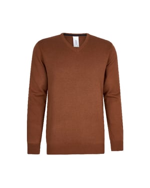 Hønk Roest katoenen pullover met v-hals