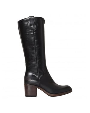 Walk in the Park WP1250-952/I21 Zwart kleurige leren laars (Macai Nero)