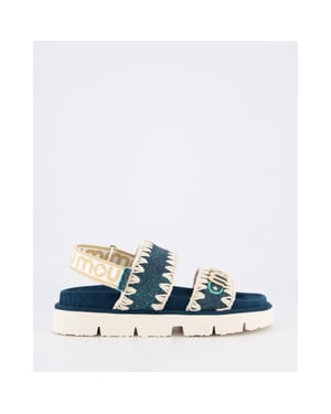 Mou Dames bio sandaal back strap beige