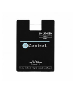 In Control 899 2pack 60 denier panty ECRU