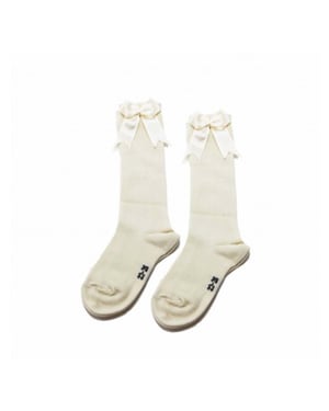 iN ControL 876-2 knee socks OFFWHITE