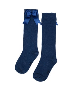 iN ControL 876-2 knee socks BLUE