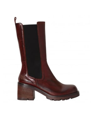 Walk in the Park WP1222-952/I21 Cognac kleurige leren laars (Macai Brandy)