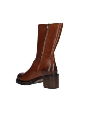 Walk in the Park Walk in the Park WP 20 cognac leer stoer met rits