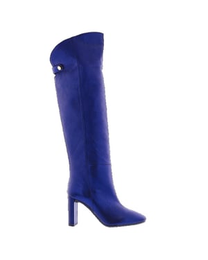 Atelier Verdi Dames chic cosmo lang blauw/metallic