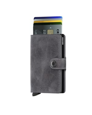 Secrid Mv miniwallet vintage grey black