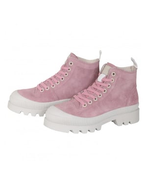 Walk in the Park 5252 suede sneaker roze
