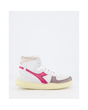 Diadora Dames mi basket metal beige/groen