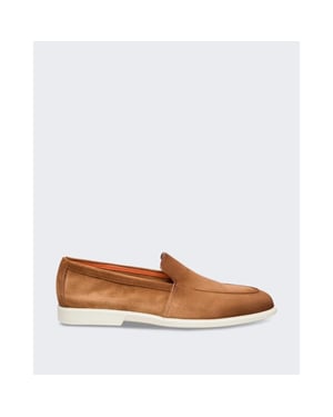 Santoni Heren malibu loafer light brown