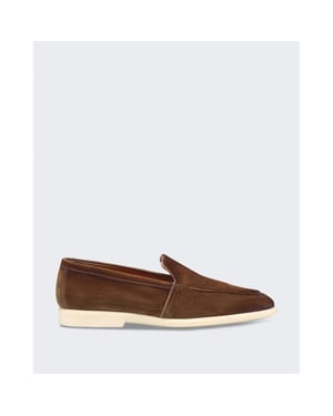 Santoni Heren malibu loafer brown