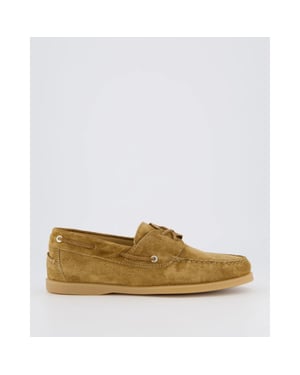 Gibaldi Heren suede boatshoe