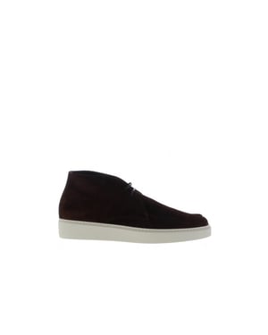 Giorgio 13792 zwarte suède veterschoen met witte rubber zool