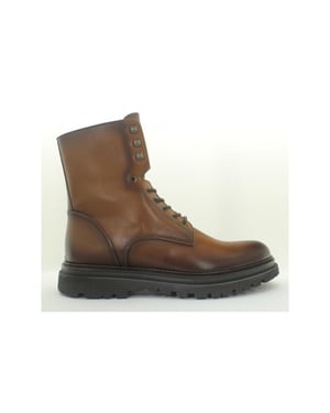 Giorgio 56308 bruine leren gevoerde veterboots
