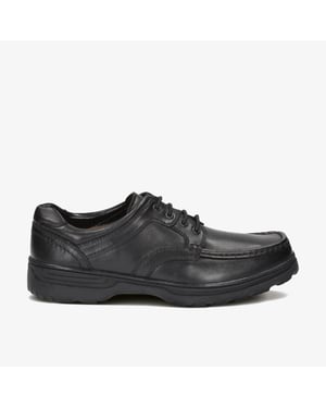 Line Shore Black Leather Shoes