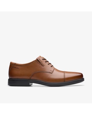 Cosgrove Cap Donkerbruin Leren Schoenen