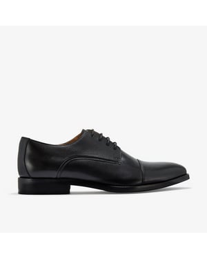 Banstead Cap Black Leather Shoes