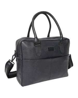 Barneys Originals Leather Messenger Bag