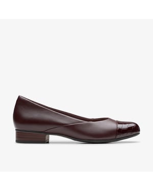 Juliet Rise Merlot Leather Shoes