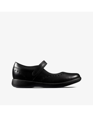 Etch Craft K Black Leather Shoes