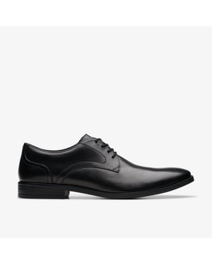 Brandon Lace Black Leather Shoes
