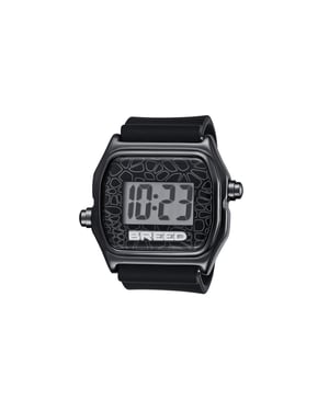 Breed Austin LCD siliconen ringhorloge