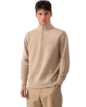 Gant | Mens Shield Half Zip Sweatshirt