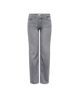 Only Onlblush mid straight dnm tai918 noos grey denim