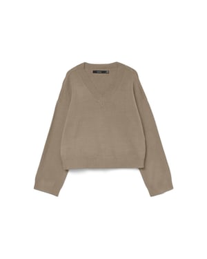 Vero Moda Vmgold art ls v-neck pullover