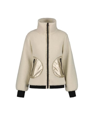Luhta iskoinen fleece sweater met rits dames -