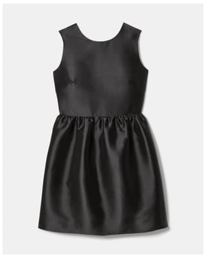 Fit-And-Flare Bow Dress