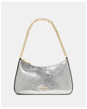 Margot Crinkle Metallic Convertible Crossbody