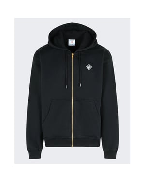 Casablanca Heren casa chrome full zip hoodie