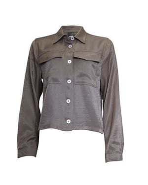 Poools Shiny jacket 433105-olive