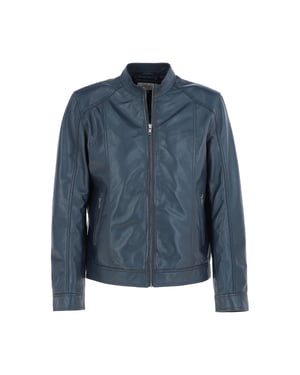'Alberto' Mens Leather Biker Jacket