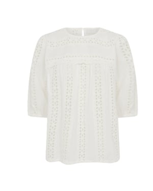 KAFFE Karandy top 10509727-white
