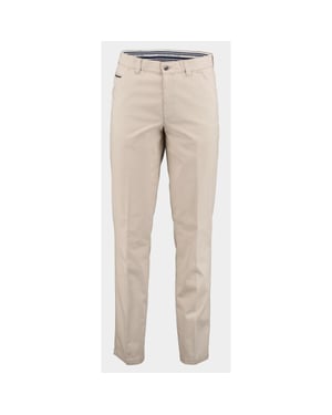 F043 Katoenen broek stretch katoen flatfront 2049.1.02.001/090