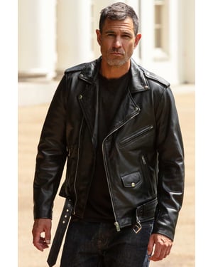'Hayden' Real Leather Fashion Biker Jacket