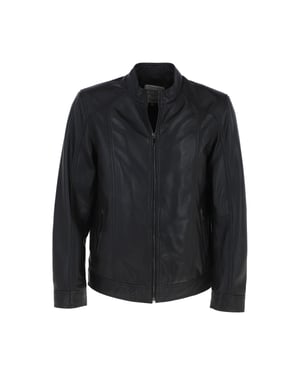 'Alberto' Mens Leather Biker Jacket
