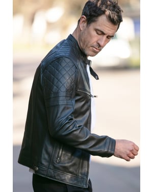 'N2' Premium Real Leather Vintage Biker Jacket
