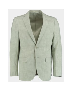 Bos Bright Blue Kostuum linnen look 3-delig sb2-block 8 nyg-h65843/