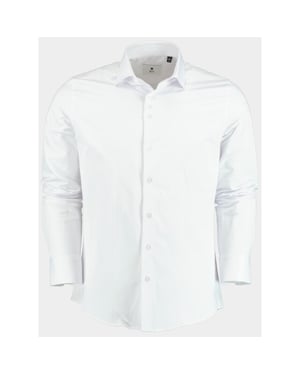 Ferlucci Casual hemd lange mouw napoli/white