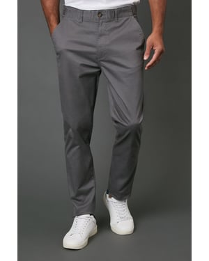 Grey Premium Slim Fit Chino Trouser