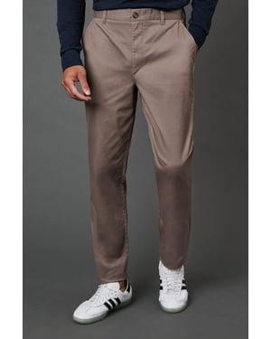 Taupe Slim Fit Chino Trousers
