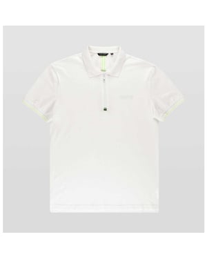 Antony Morato Polo 21 rubber print cream