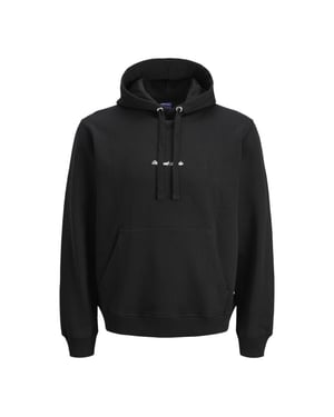 Jack & Jones jornorrebro emb sweat hood noos 12282861 black