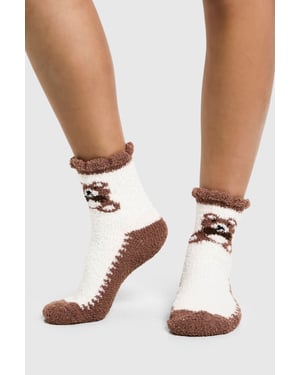Bear Fluffy Socks