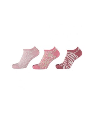 In Control 866 3pack sneakersocks animal