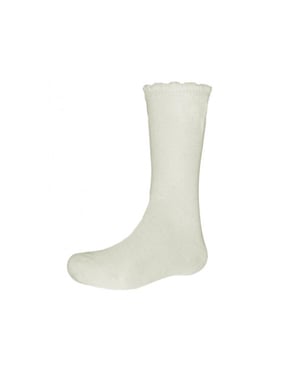 In Control 875-2 knee socks off white